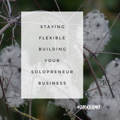 Staying Flexible Building Your Solopreneur Business