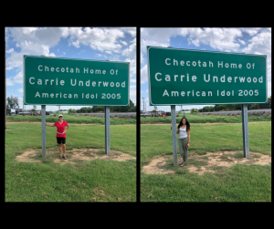 Carrie Underwood American Idol Sign Checotah OK